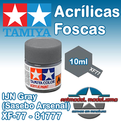 Tinta Acrílica Tamiya - XF-77 - IJN Gray (Sasebo Arsenal) - 81777