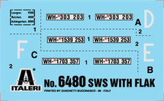 Italeri - Sws With Flak 43 - 6480 - 1:35 en internet