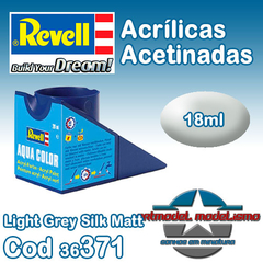 Tinta Acrílica Revell - 36371 - Light Grey Silk Matt