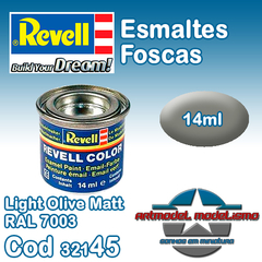 Tinta Esmalte Revell - 32145 - Light Olive Matt RAL 7003 (Email Color)