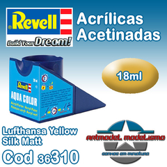 Tinta Acrílica Revell - 36310 - Lufthansa Yellow Silk Matt