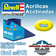 Tinta Acrílica Revell - 36312 - Luminous Yellow Silk Matt