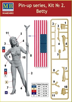 MB - Pinup Series Kit no. 2 Betty - MB24002 - 1:24 en internet