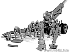 Master Box - US Artillery Crew (Vietnam War 1965-1973) - MB3577 - 1:35 - tienda online