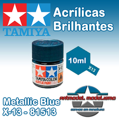 Tamiya - X-13 - Metallic Blue - Azul Metálico - 81513