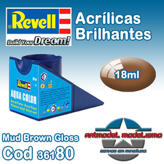 Tinta Acrílica Revell - 36180 - Mud Brown Gloss