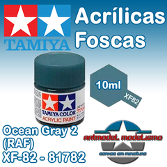 Tinta Acrílica Tamiya - XF-82 - Ocean Gray 2 (RAF) - 81782