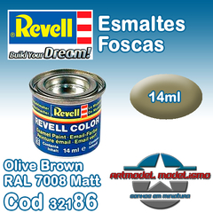 Tinta Esmalte Revell - 32186 - Olive Brown RAL 7008 Matt (Email Color)