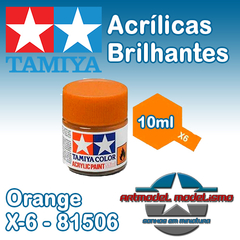 Tamiya - X-6 - Orange - 81506 - Laranja Brilhante