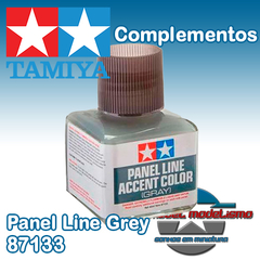 Tamiya - 87133 - Panel Line Accent Color - Gray