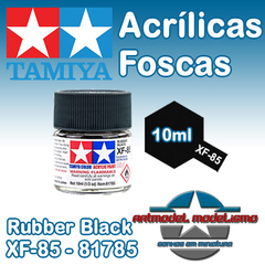 Tamiya - XF-85 - Rubber Black (Borracha) - 81785