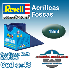 Tinta Acrílica Revell - 36148 - Sea Green Matt RAL 6028