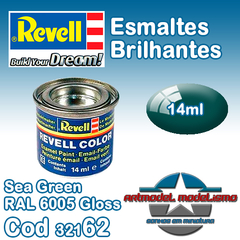 Tinta Esmalte Revell - 32162 - Sea Green RAL 6005 Gloss (Email Color)