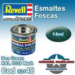 Tinta Esmalte Revell - 32148 - Sea Green RAL 6028 Matt (Email Color)