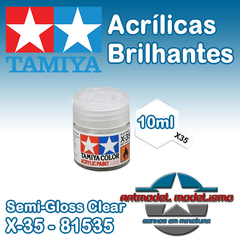 Tamiya - X-35 - Semi Gloss Clear (Verniz Acetinado) - 81535