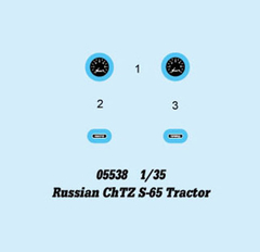 Trumpeter - Russian ChTZ S-65 Tractor - 05538 - 1:35 - buy online