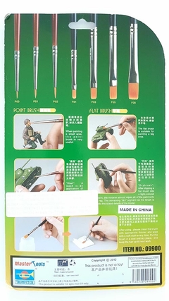 Master Tools - 9900 - Modelling Brushes (7 Brushes) - Pincéis - buy online