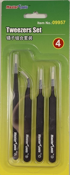 Master Tools - 09957 - Tweezers Set (Pinças)