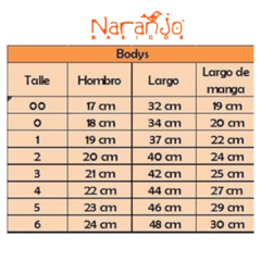 Body térmico Naranjo 0-12 m - comprar online