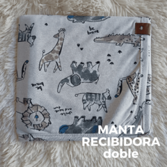 Imagen de Manta recibidora estampada