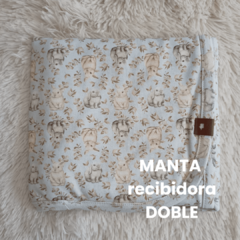 Manta recibidora estampada