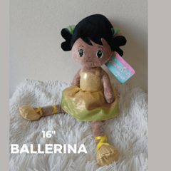 Muñeca Ballerina de peluche 16"