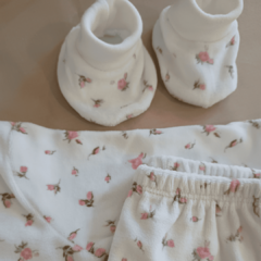 Conjunto plush capucha beba - comprar online