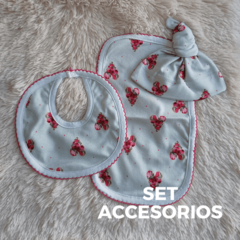 Set 3 accesorios algodón - comprar online
