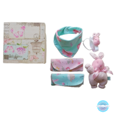 Caja regalo Babyshower /Pink Rabbit mediana - comprar online