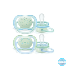 Chupetes AVENT Ultra AIR x 2 (0-6m) Night Luminoso - tienda online