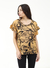 Blusa Lino Estampado Con Lazo 030-3 - NewLiza