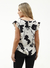 Blusa Lino Estampado Con Volados 20-54-2 - tienda online