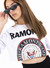 Remera Algodón Estampa Ramones D4