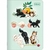 CADERNETA GRAMPEADA PURRFECT CATS 32 FOLHAS - Milloca Papelaria