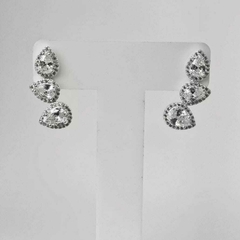 Ear Cuff Gotas Prata 925