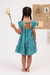 Vestido Gaia Verde Sálvia - comprar online