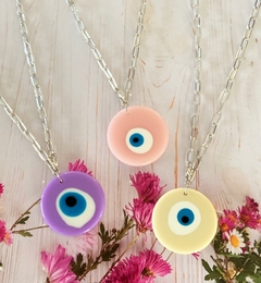 Collar Eyes rosa