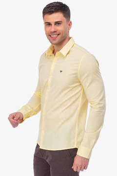 CAMISA MANGA LONGA ELASTANO AMARELA - comprar online