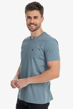 CAMISETA BÁSICA ALGODÃO PENTEADO