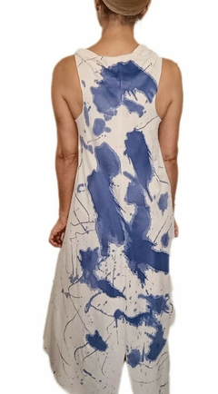 Vestido Blu Cotton - Atelie Gilda Lacerda