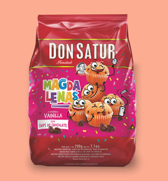 Magdalenas Don Satur Vainilla con Chips Chocolate 200 gr