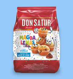 Magdalenas Don Satur Vainilla rellenas Dulce de Leche 220 gr