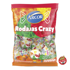 Caramelos Arcor Rodajas Crazy 465 gr