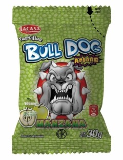 Pastillas Bulldog Acidas Manzana 30 gr