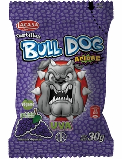 Pastillas Bulldog Acidas Uva 30 gr