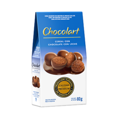 Chocolart Cereal Bañado Leche Estuche 80 gr