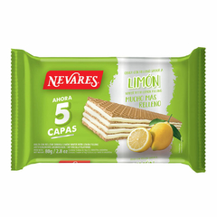 Oblea Nevares 5 Capas Limon 80 gr