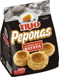 Galletitas Trio Peponas Batata 300 gr