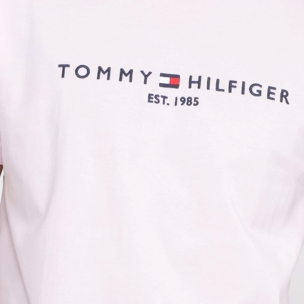 Camiseta Tommy Hilfiger Masculina Est 1985 Tee Azul Claro - Compre