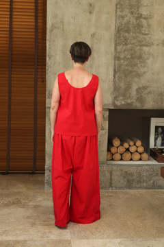 Pantalon Zoa rojo - comprar online